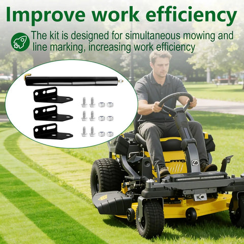 Pro Grade Lawn Striping Kit For 50-60 Inch Zero Turn Mowers That Delivers Crisp Lawn Stripes Replaces 19A70059 Fits Cub Cadet Ultima Series And Similar Models Easy Install Durable Construction shown installed on mower