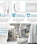 Diagram of Refrigerator Door Bin Shelf Replacement 242126602 showing design features and installation compatibility with Frigidaire models.