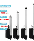 Heavy Duty Linear Actuator 12V 24V 48V 12000N Force IP66 Waterproof Solar Tracker Electric Push Rod with various stroke lengths.