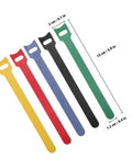 Ditch The Cord Chaos And Snag These Ridiculous 100 Piece Reusable Nylon Cable Ties Color Coded Wire Organizers For Zero Stress Tech Setup And Clean Workspace Storage, multicolored nylon ties, each 15 cm.
