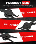 All Purpose Snap Ring Pliers Set For Automobiles, Lawn Mowers, And Farm Equipment with fixed angle tips for retaining rings