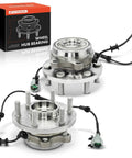 Front Wheel Bearing And Hub Assembly With ABS For 6-Lug 4WD Trucks And SUVs Fit Nissan Frontier 2005-2019, Pathfinder 2005-2012