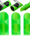 6 Pack Foam Pipe Insulation Cutter Kit, DIY Friendly Tube Cutting Guide Tools in 15mm 22mm 28mm Sizes, Durable Green