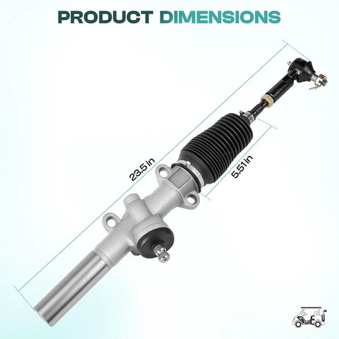 TXT Steering Rack And Box Assembly For TXT Golf Carts 2001 Up Gas And Electric Replaces OEM 70964G01 70964G02 70602G01