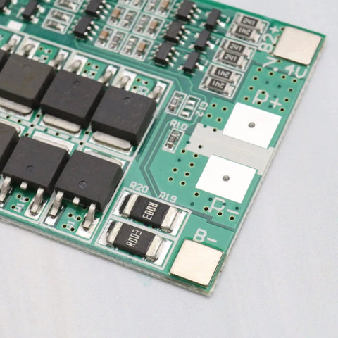 Straight Up Badass 3S 40A Protection Board For 12V Lithium Battery Packs featuring circuitry and connection points.