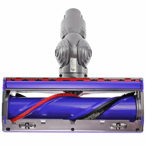 Quick-Release Motorhead Cleaner For V8 Cordless Vacuums Replacement Part Turbine Tool with visible roller brush and gray casing