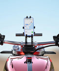 Long Bike Handlebar Extender 7.87 Inch Aluminum Alloy Extension With Dual Clamp Mount For Bicycle And Motorcycle on handlebar