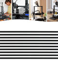 Image of black anodized 6063 aluminum extrusions for 1000mm T Slot Aluminum Extrusion For 3D Printer Parts And CNC DIY Black Anodized Linear Rail Frame.