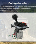 PTO Hoist Air Shift Control Valve K90 Fit For Apsco Hydraulic System with Switch Brighter Light on dump truck background