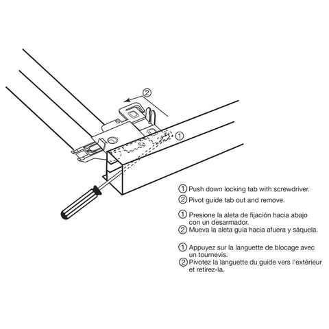 Closet Door Guide Assembly Bottom Mount 2 Pack DIY Friendly Adjustable Two Piece Bracket Stamped Steel Housing With Nylon Guide Insert Left And Right Handed Fits Panel Style Wardrobe Doors And Older Acme Wardrobe Doors