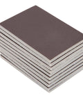 Fresh 10 Pack Self Stick Sponge Sandpaper For Wood And Crafts With Grits 120 180 And 240 For Smooth Polishing and Fine Abrasive DIY Tasks in a stack.