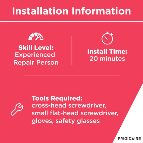 Installation information for Dishwasher Detergent And Rinse Aid Dispenser Gray Replacement Part, requires tools and 20 minutes.