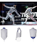 Foil Metal Fencing Jacket For Adults And Kids High Strength Metal Clothing With Soft Metal Sheets And Wires Double Stitched