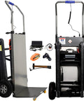 ROOMEDAL Electric Stair Climbing Hand Truck Dolly With 661 Lb Capacity heavy duty folding cart with accessories and battery for furniture moving