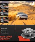 Beefy Front Wheel Bearing And Hub Assembly For BMW 1 Series M 2011, M3 2008-2013, M5 2006-2010, M6 2006-2010 in desert setting
