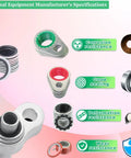 AC O Ring Kit 400 Piece Seal Washer Set for Your Ride, 12 Size O Ring Assortment features corrosion, deformation, and wear resistance.