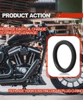 50 Pack Oil Drain Plug O Rings Replacement Set For Bikes Nitrile Rubber O Ring Gasket Seals Black OEM Quality Fits Most Cruisers And Touring Bikes Prevents Leaks And Keeps Engine Oil Contained. black nitrile O-ring for motorcycle oil drain plug, replace each oil change