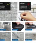 Comparison of Tile Peel and Stick Backsplash 3x6 Grey Marble Subway Self-Adhesive Waterproof for Bathroom and Kitchen