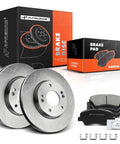 Beef Up Braking With 11.02 Inch Front Vented Disc Brake Rotors And Ceramic Pads Kit for Hyundai Elantra and Kia Forte
