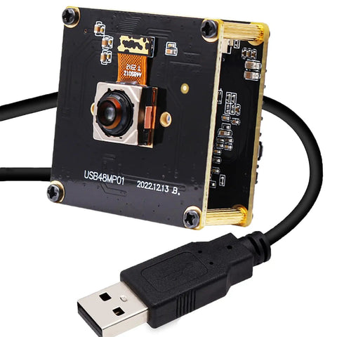 Autofocus USB Camera Module 48MP Industrial Board Camera With 8000x6000 High Definition Ultra Fast 200ms Autofocus UVC Plug And Play