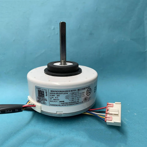 High Efficiency Brushless DC Fan Motor For 20W WZDK20-38G ZKFP-20-8-6 Air Conditioning Unit Replacement with wires