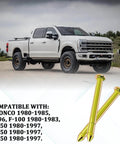 Door Hinge Pin And Bushing Repair Kit For Ford Bronco And F Series F 100 F 150 F 250 F 350 Upgrade Replacement in front of truck