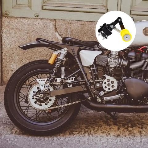 Dope Metal And Plastic Chain Tensioner Kit That Slaps Riders Hard With Roller Guide For Smooth Riding And Ultimate Safety On Any Ride, black roller