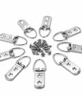 30 Pack Heavy Duty D Ring Picture Hangers With 60 Screws 2 Hole Stainless Steel Rust Proof Built Tough For Frames Mirrors And Decor Easy Install Durable Corrosion Resistant, 30 hangers with screws