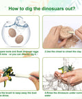 Step-by-step guide to using Easter Dinosaur Eggs Excavation Kit For Kids Break Open 12 Dinosaur Eggs To Reveal 12 Unique Dinosaurs