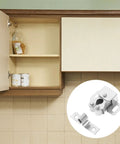 Open cabinet door with Cabinet Door Ball Catch Set No Fuss 20 Spring Latches For Smooth Closures On Cabinets Closets And Furniture