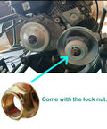 Installed KT196 Go Kart Clutch Driven Pulley With 16mm Bore For Coleman Minibike including lock nut