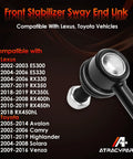 Front Sway Bar End Link Kit For Toyota And Lexus Models No Fuss Easy Install Replacement Stabilizer Bar Links Reduce Body Roll