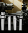 MT2 Wood Lathe Live Center Set 4 Piece With Spur Cup Centers in Wooden Box for Woodworking and Metal Lathe Ideal Starter Kit