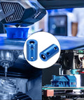 Beefy Rigid Shaft Coupler 6mm To 7mm 25mm Length 14mm Diameter Steel Joint Connector For 3D Printers DIY Motors Encoder With Screws 4 Pieces Heavy Duty High Strength Heat Resistant Coupling blue aluminum alloy coupler