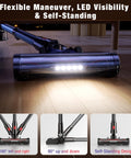 Cordless Vacuum Cleaner With 450W Motor And 40KPa Max Suction LED light for hardwood floors cleaning