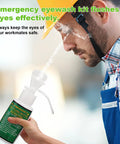 Portable Eyewash Station Emergency Eye Wash Kit With 16oz Bottles Wall Mounted OSHA Approved ANSI Z358.1-2014 in use