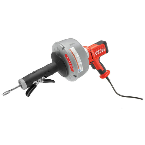 Professional Grade Pneumatic Air Powered 230V Drain Cleaning Tool with K-45AF design for residential clogs and heavy-duty use.