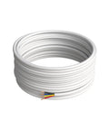 Coiled Budget Friendly 500ft 22/4 Alarm Cable Stranded Copper Clad Aluminum Low Voltage Wire for security systems.