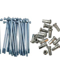 Set Of 20 4Mm Diameter 8G Spokes With Nipples For Electric Vehicles Beefed Up Heavy Duty Rust Resistant Steel Spokes For Motorcycles