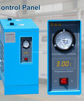 Control panel of Industrial Refrigerated Air Dryer With R134a Cooling For Air Compressors 35 CFM 0.58 KW 110V 60Hz Removes Moisture Oil And Contaminants Ideal For Your Workshop Garage And Pneumatic Tools