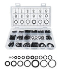 Povtii 300-piece O-ring set in clear plastic case, nitrile rubber seals, 18 sizes