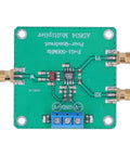 Top view of Four Quadrant RF Multiplier Mixer Module for signal processing, AD834, differential balun to single-ended PCB.