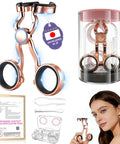 Ultra Smooth 3 Step Contact Lens Applicator Tool for Easy Wear, 2026 Upgraded, Japan Developed Upgrade, Fits Over 90 Percent Of Eye Shapes, Ideal For Colored And Soft Lenses, Trusted By 350000 Users, 965 Lab Tests, 20 Certificates. Rose gold 4-piece kit with case, sticks, and travel container.