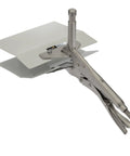Impact Plate Clamp Duckbill Style Seven Inch Metal Jaw For Flat Items Up To Four Inch Thick with welded five eighth inch pin