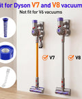 Six Pack Vacuum Filter Replacement Kit For V7 And V8 Cordless Vacuum Cleaners with filters and brush shown