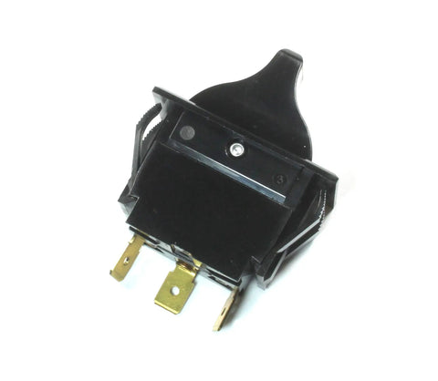 Heavy Duty SPDT Paddle Switch On Off On 10A At 250VAC And 15A At 125VAC Three Quarters HP Black Paddle Toggle For DIY Projects Home Wiring And Power Tools For Gearheads, black paddle switch with brass terminals
