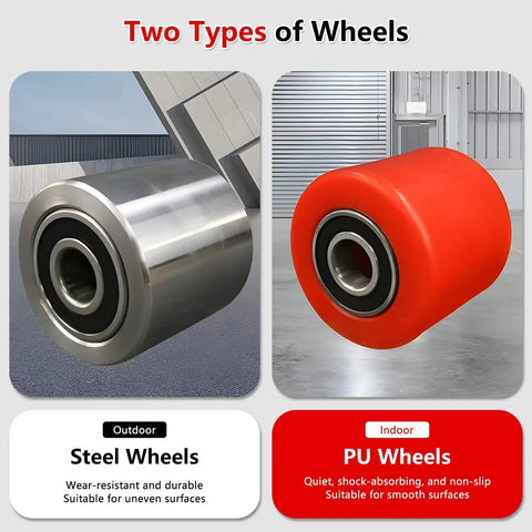Heavy Duty Industrial Machinery Mover Featuring 180 Degree Rotating Machine Moving Skates with steel and PU wheels for various surfaces.