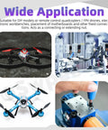 Quadcopters, drones, and electronics using Six Sizes M3 Aluminum Hex Standoff Spacer Set, 48 Pieces With Eight 10mm 15mm 20mm 25mm 30mm 35mm Spacers