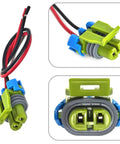 No Sweat Plug And Play Ambient Air Temperature Sensor With Connector Pigtail Harness for Chevy Silverado HD with wiring detail.