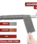 Heavy Duty Foam Pipe Insulation Tape 2 Inch By 15 Feet With Extreme Adhesion For Outdoor AC And HVAC Lines Built To Last wrapping pipe